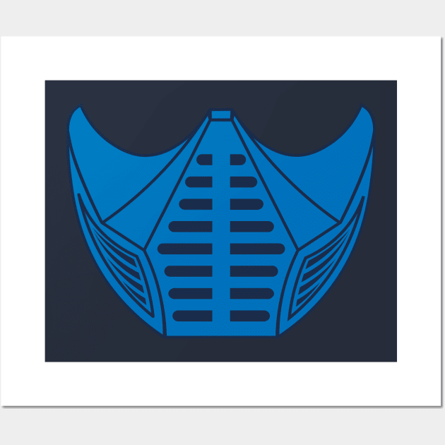 Subzero Mask Wall Art by Tomorrowland Arcade